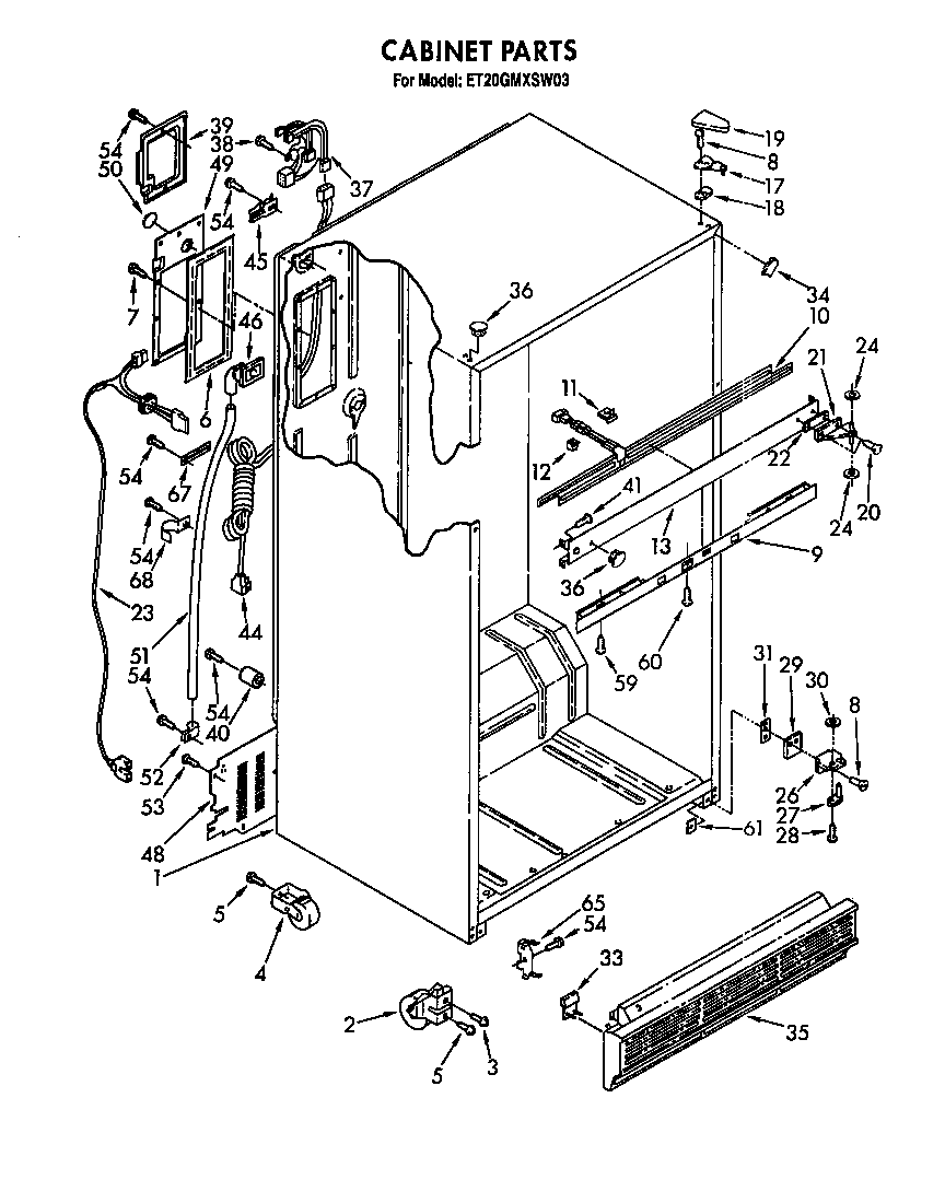 Cabinet parts
