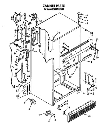 Cabinet parts