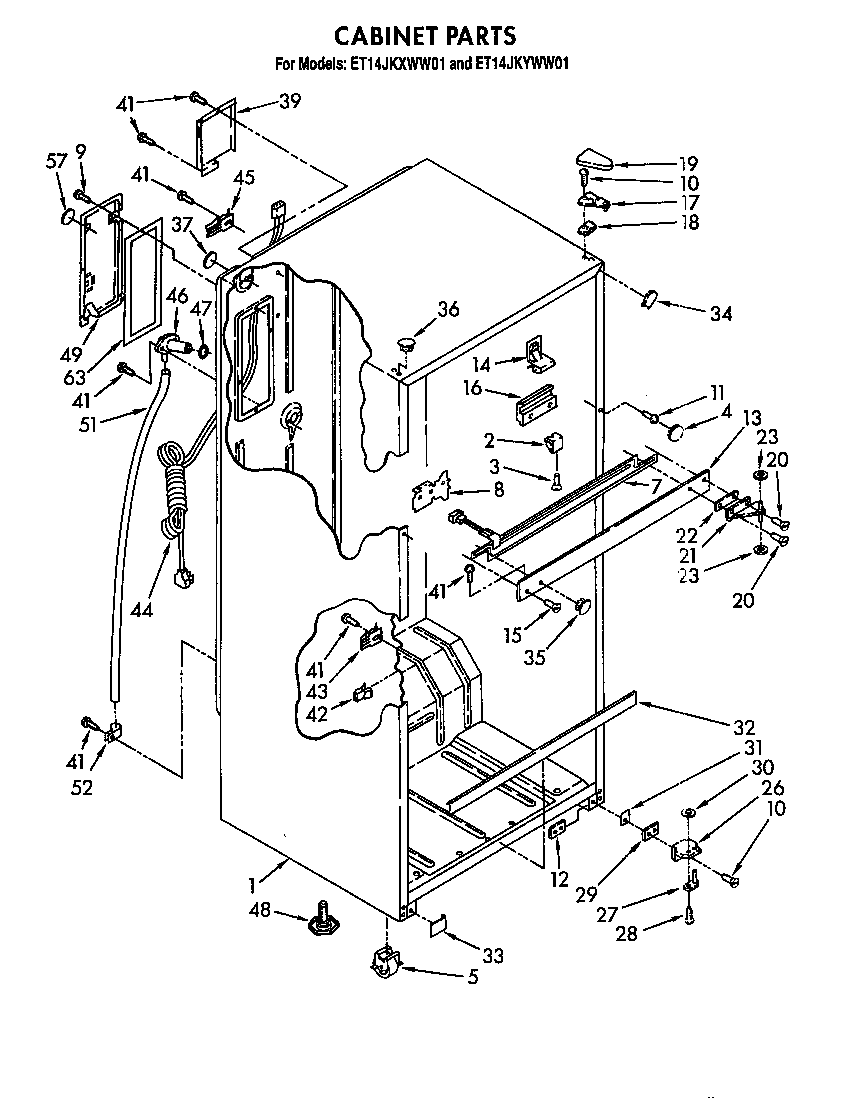 Cabinet parts