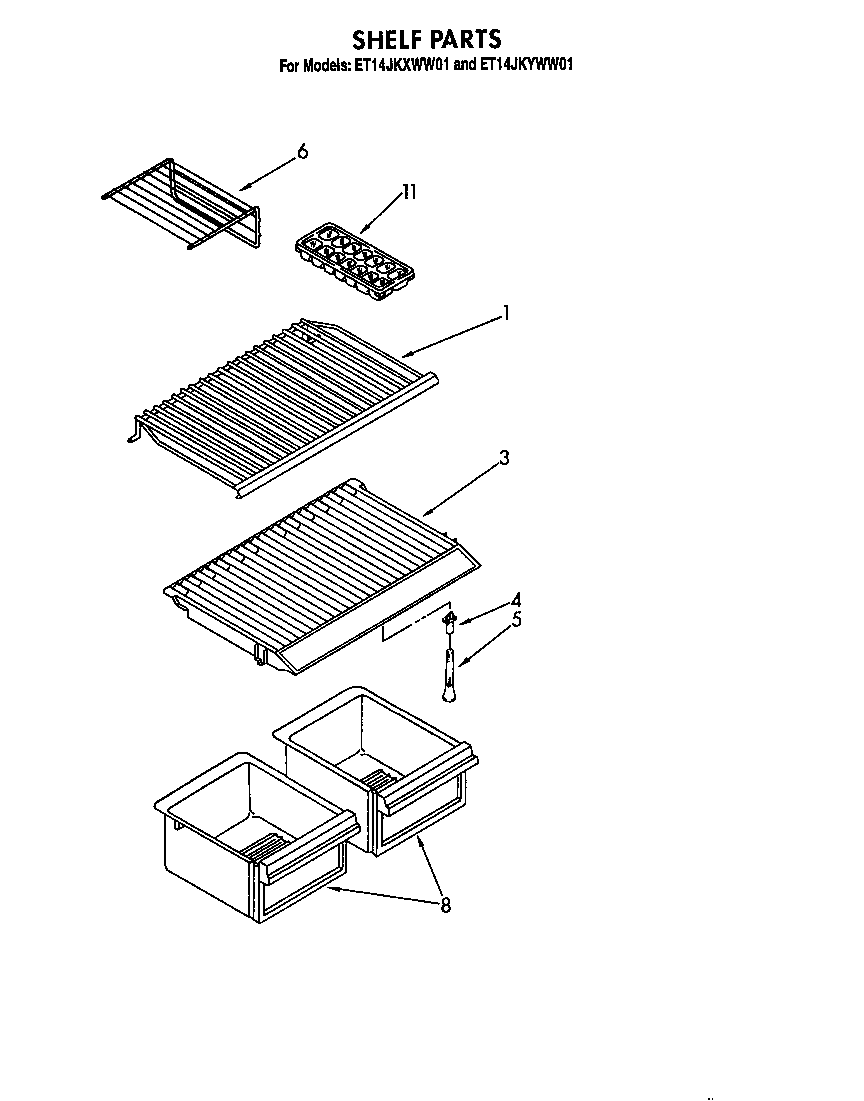 SHELF PARTS