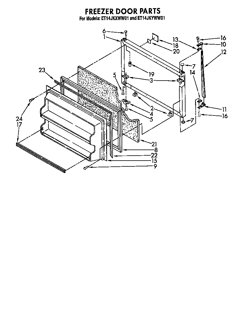 FREEZER DOOR PARTS