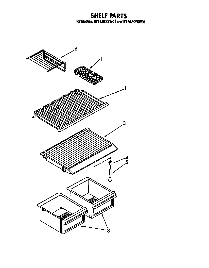 SHELF PARTS