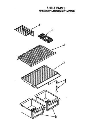 Shelf parts
