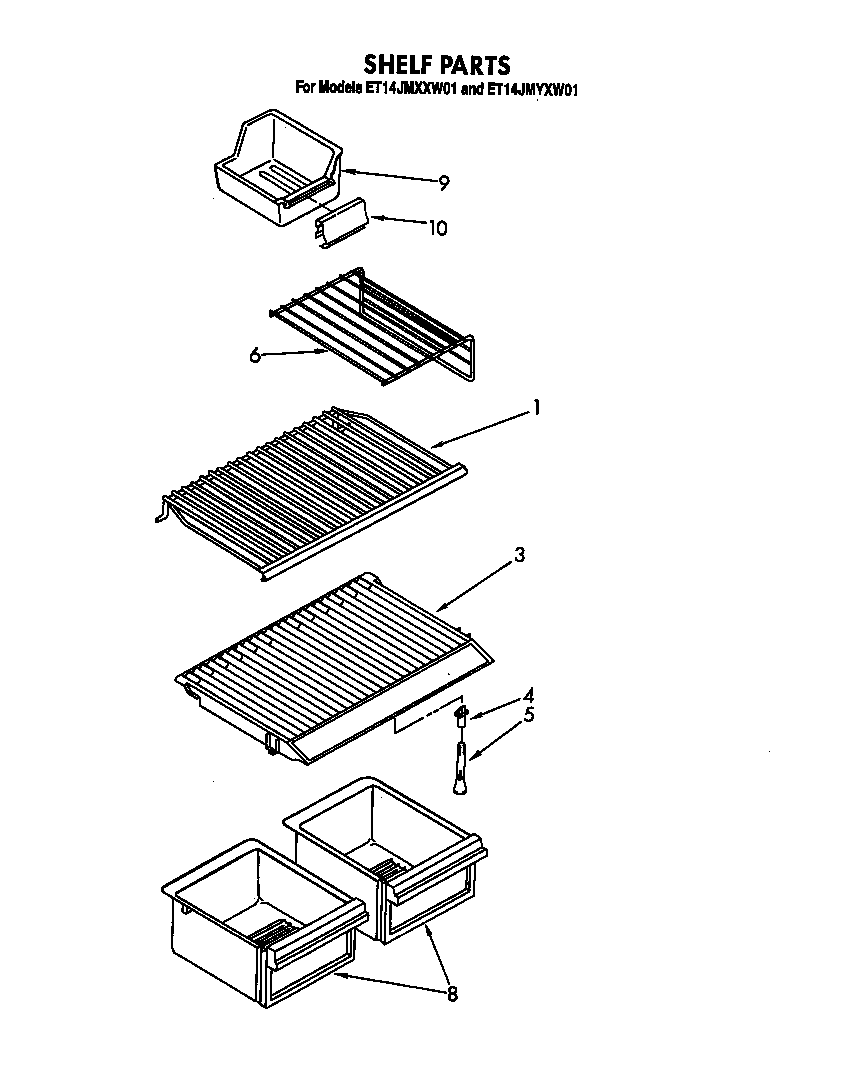 SHELF PARTS