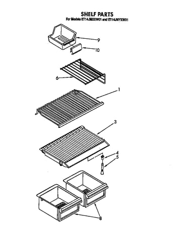 Shelf parts