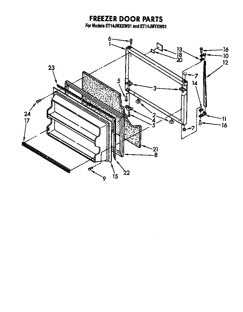 FREEZER DOOR PARTS