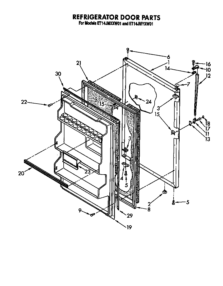 REFRIGERATOR DOOR PARTS