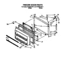 Freezer door parts