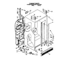 Whirlpool ED22PQXYW00 cabinet parts diagram