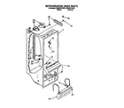 Whirlpool ED22PQXYW00 refrigerator liner parts diagram