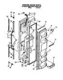Freezer door parts