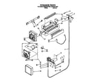 Whirlpool ED22PQXYN00 icemaker parts diagram