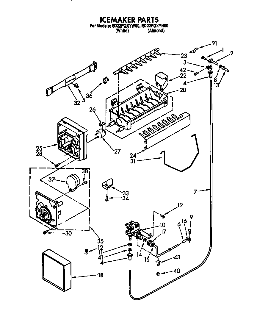 Icemaker parts