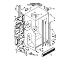 Whirlpool ED22GWXXN01 cabinet parts diagram