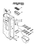 Freezer liner parts