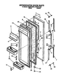 Refrigerator door parts
