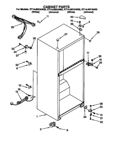 Cabinet parts