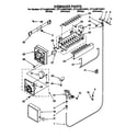Whirlpool ET14JMXAN01 icemaker parts diagram