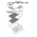 Whirlpool ET14JMXAN01 shelf parts diagram