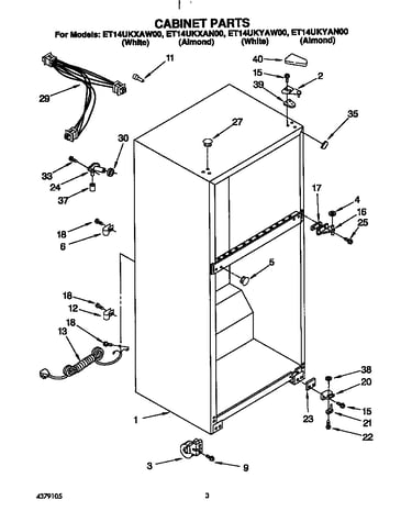 Cabinet parts