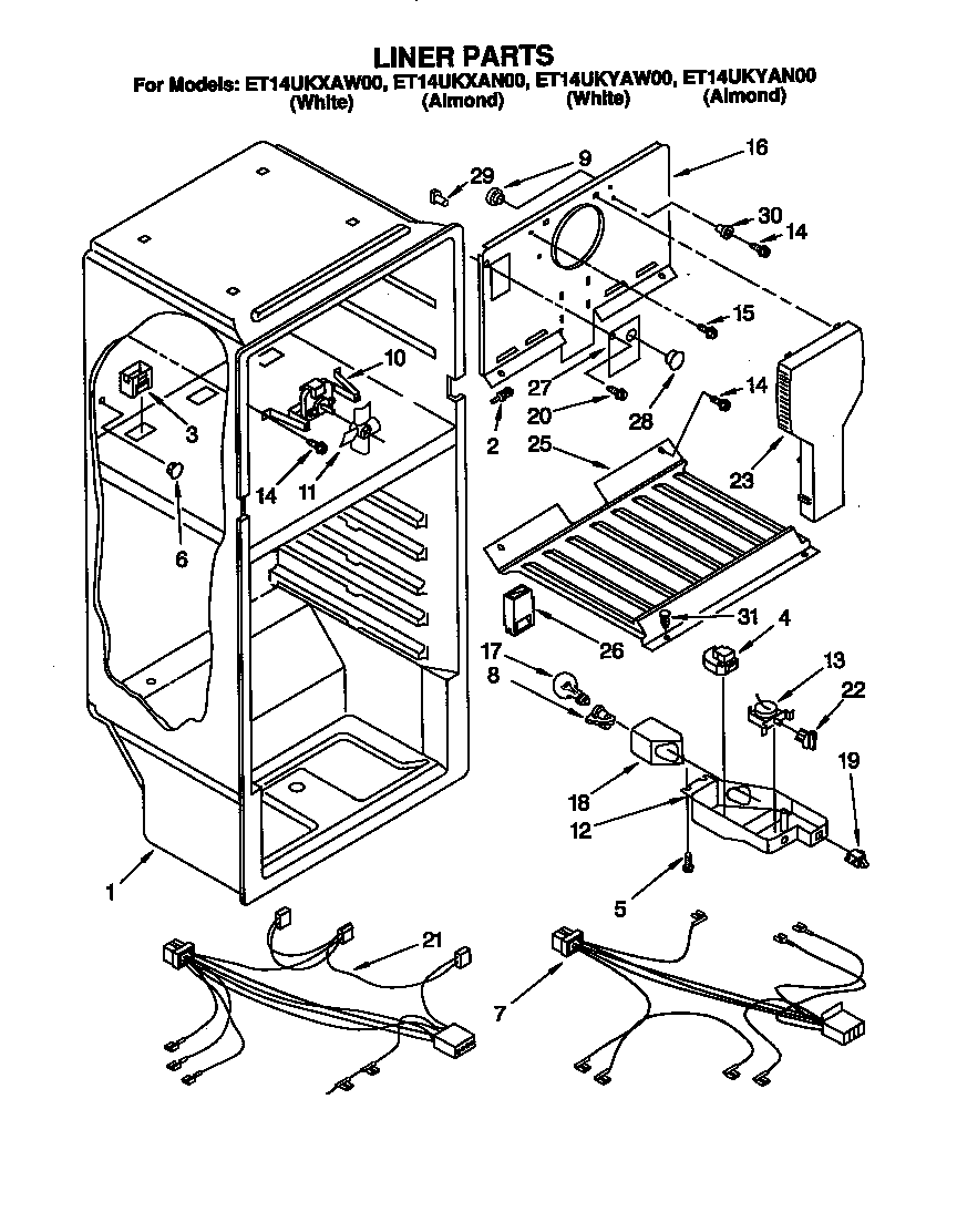 Liner parts