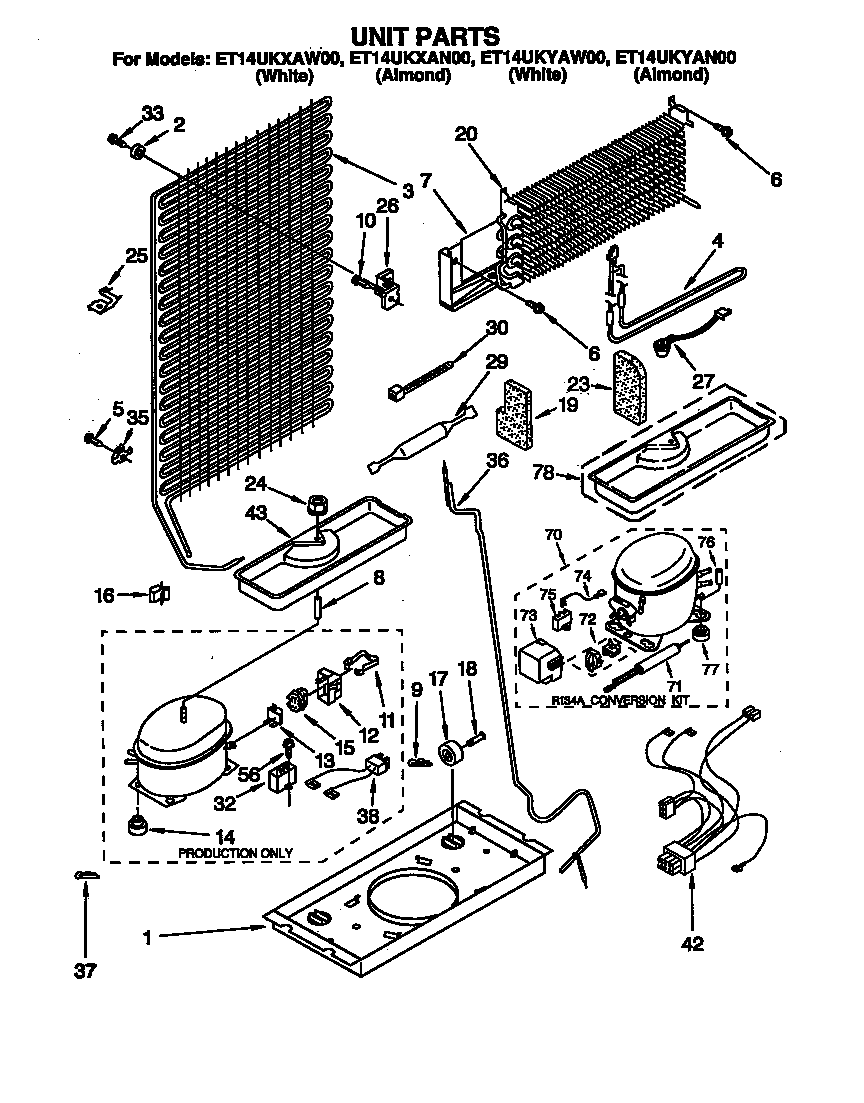 Unit parts