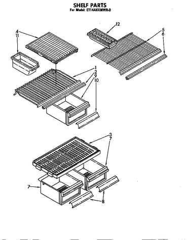 Shelf parts