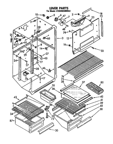 Liner parts