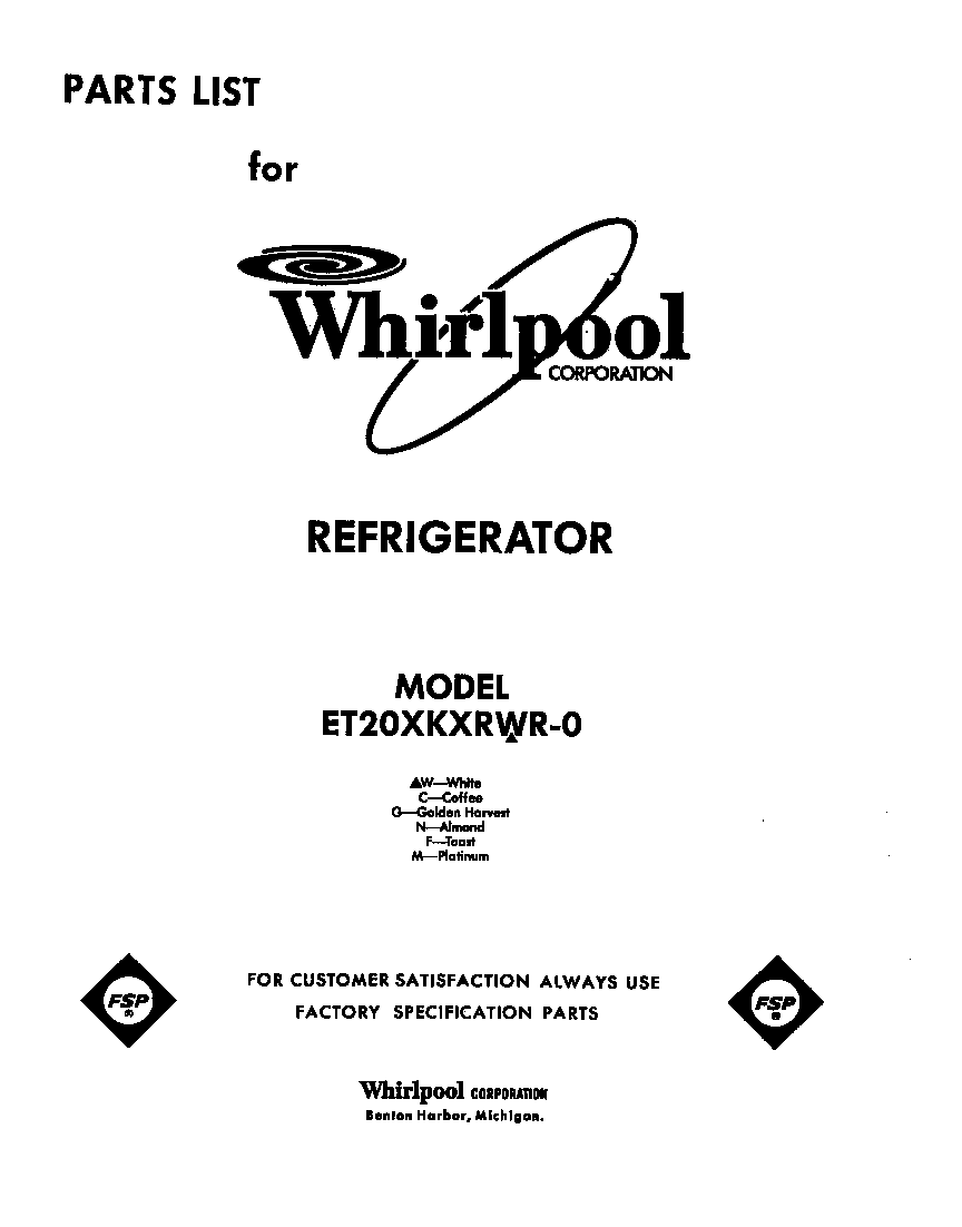 Cover page