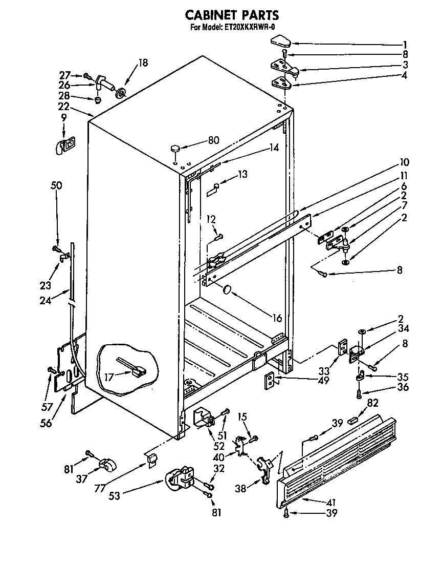 CABINET PARTS