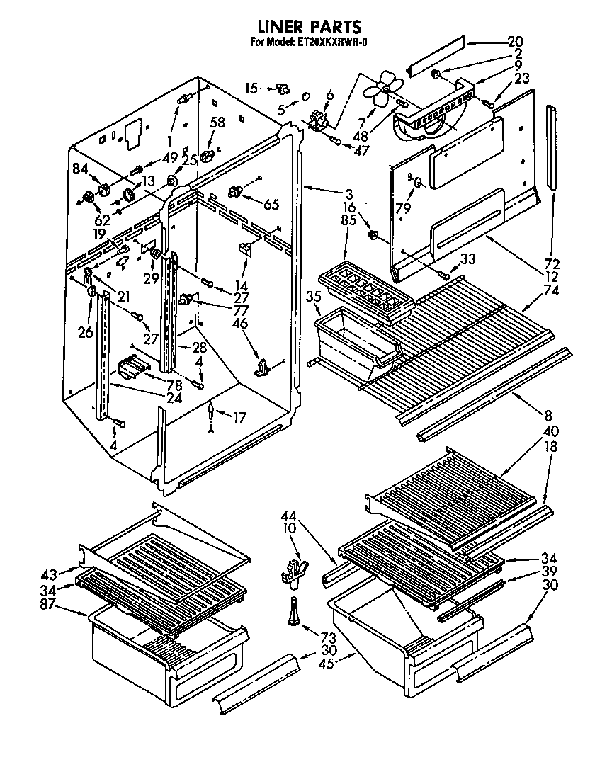 Liner parts