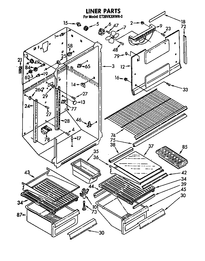 Liner parts