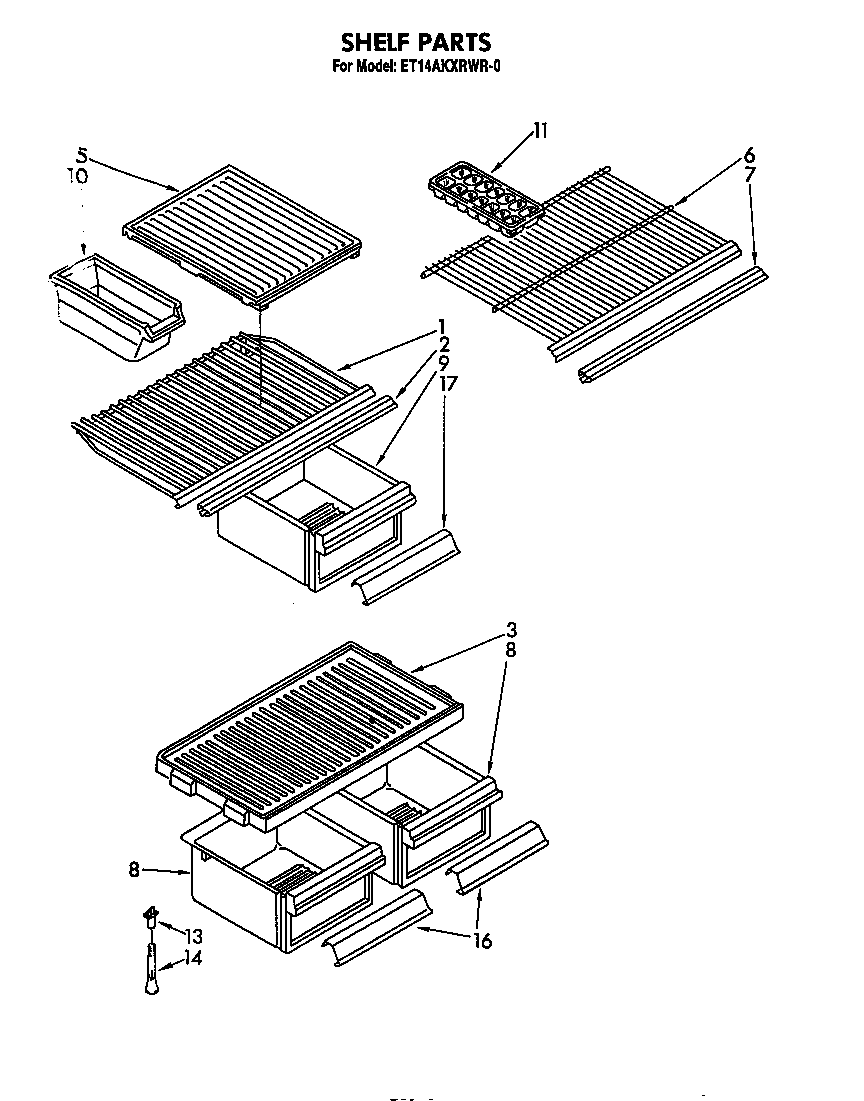 SHELF PARTS