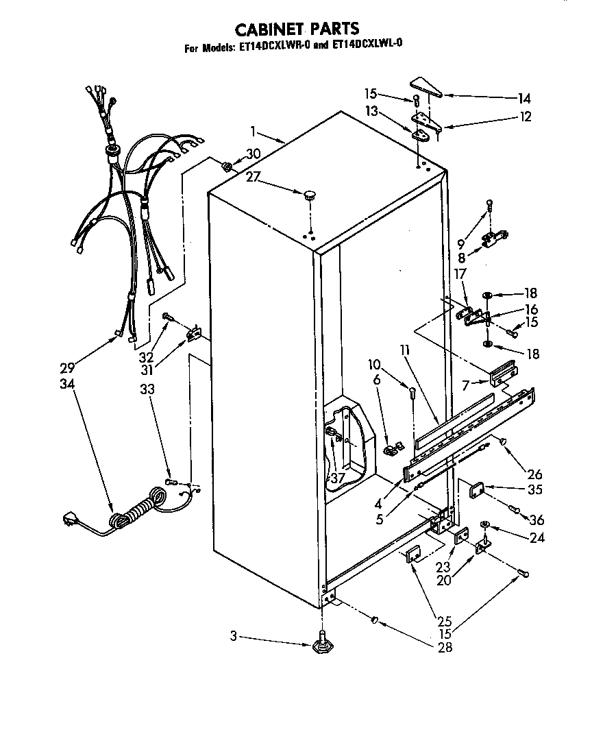 Cabinet parts