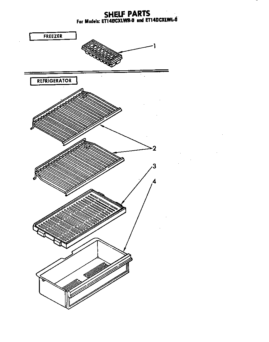 SHELF PARTS