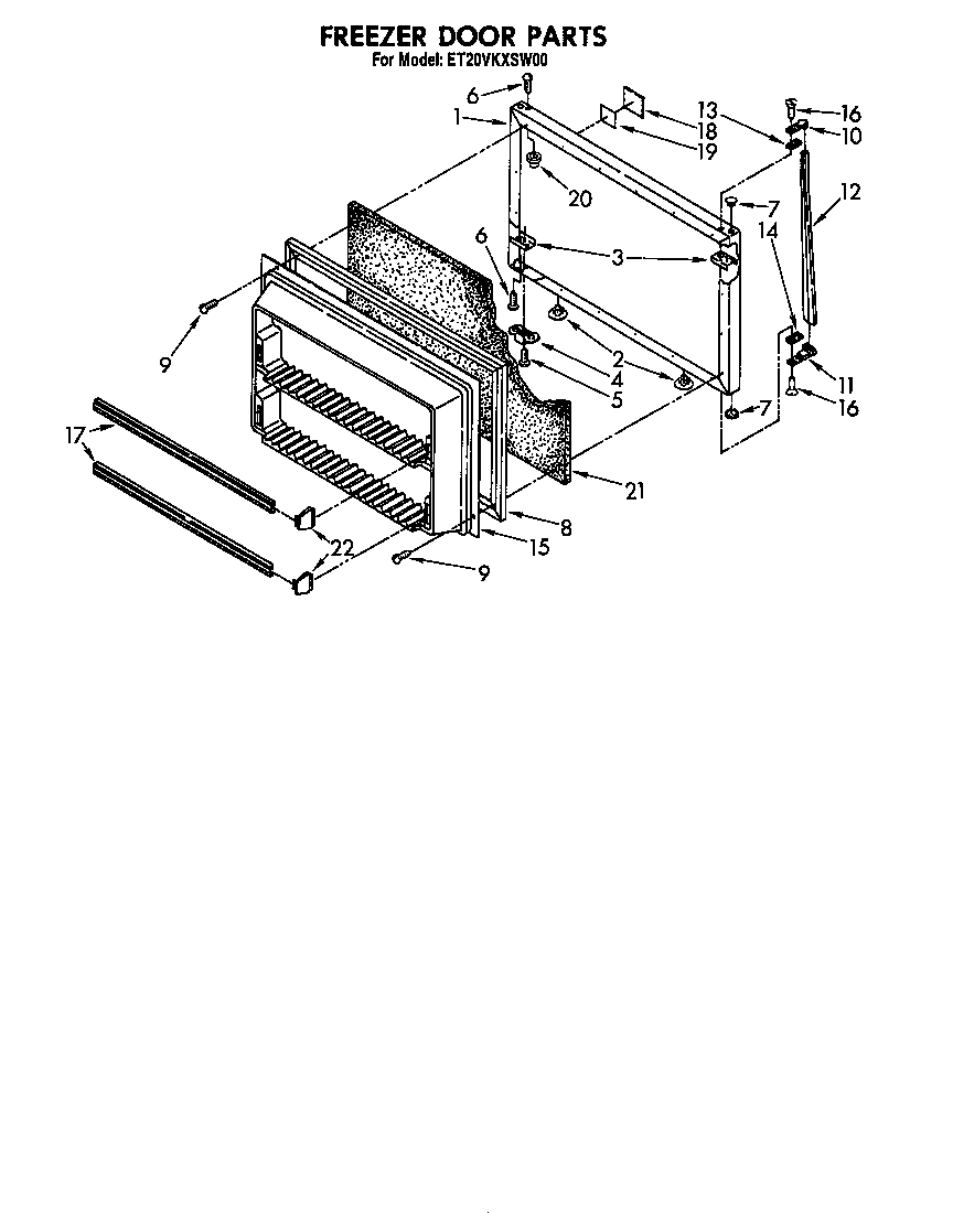 FREEZER DOOR PARTS