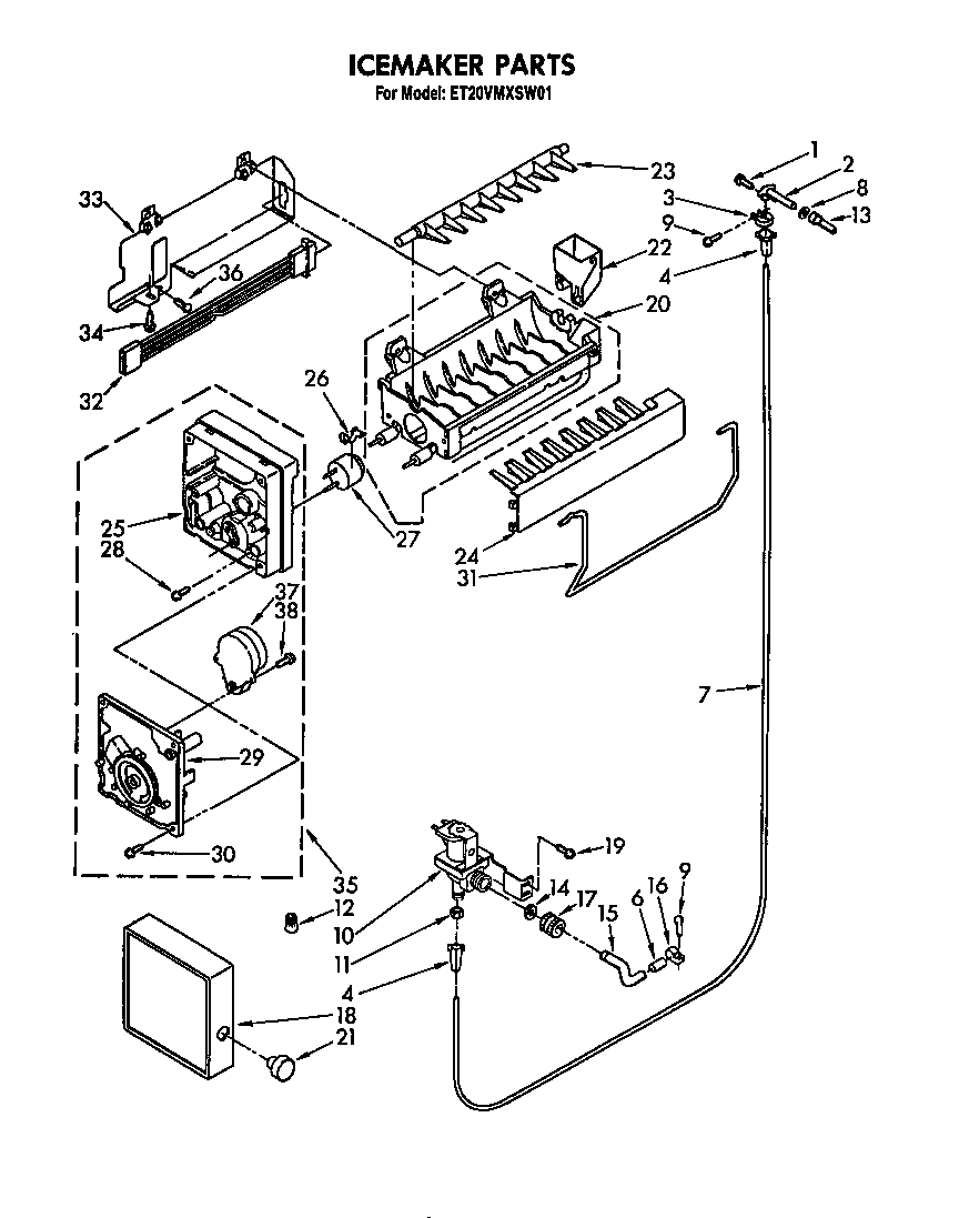 Icemaker parts