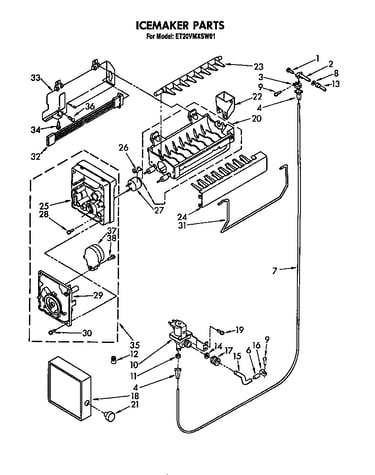 Icemaker parts