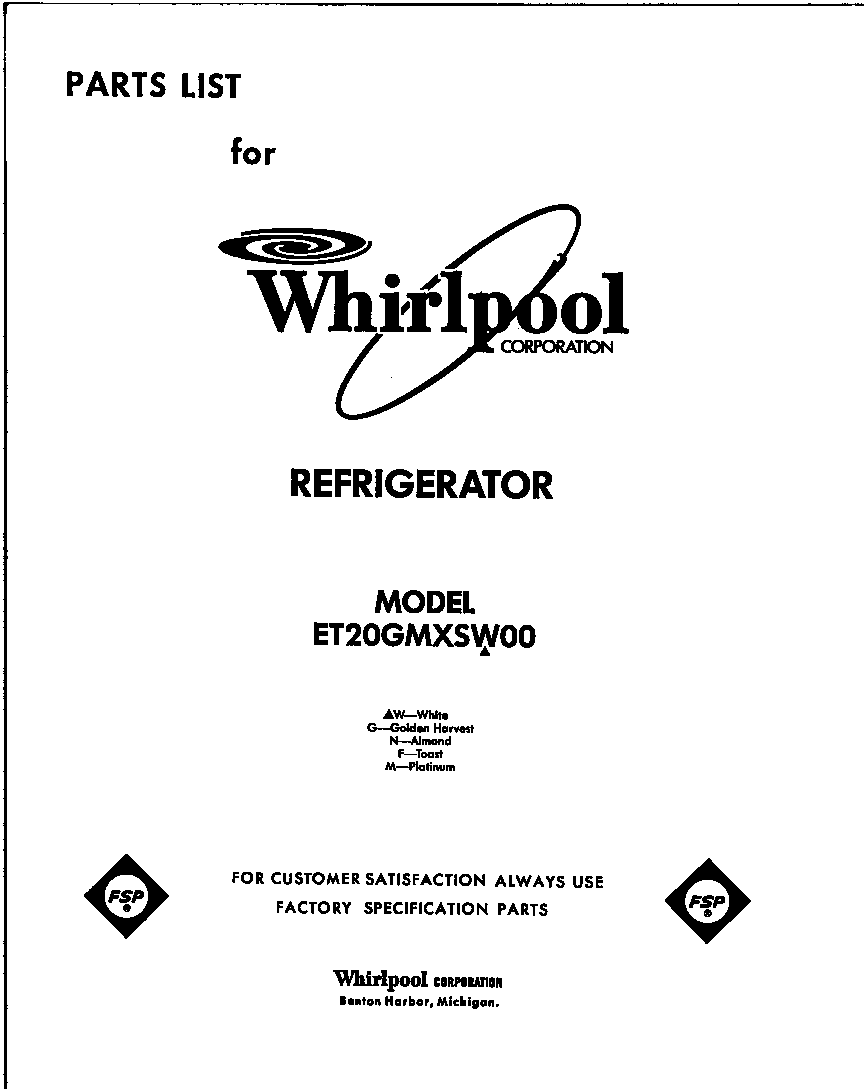 Cover page
