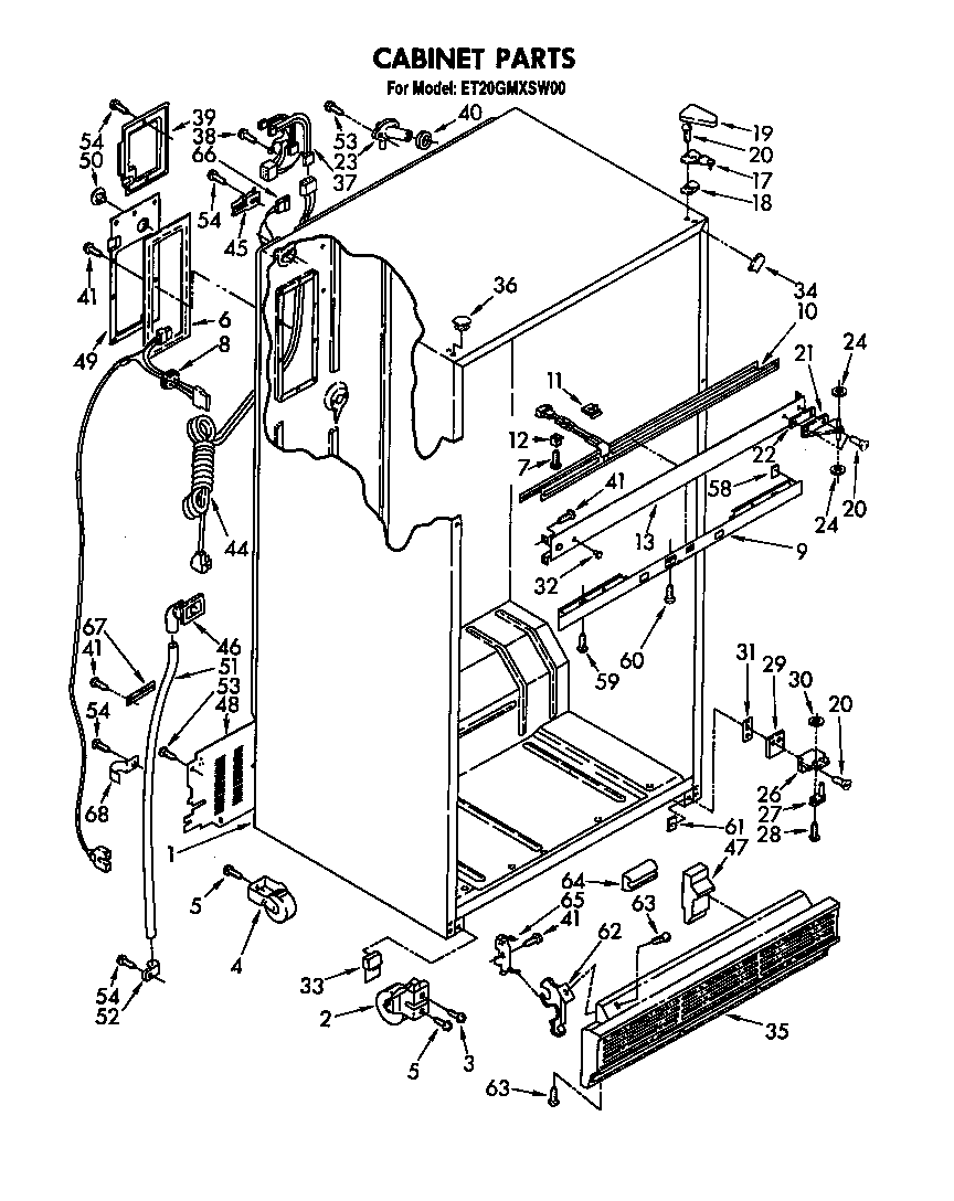 Cabinet parts
