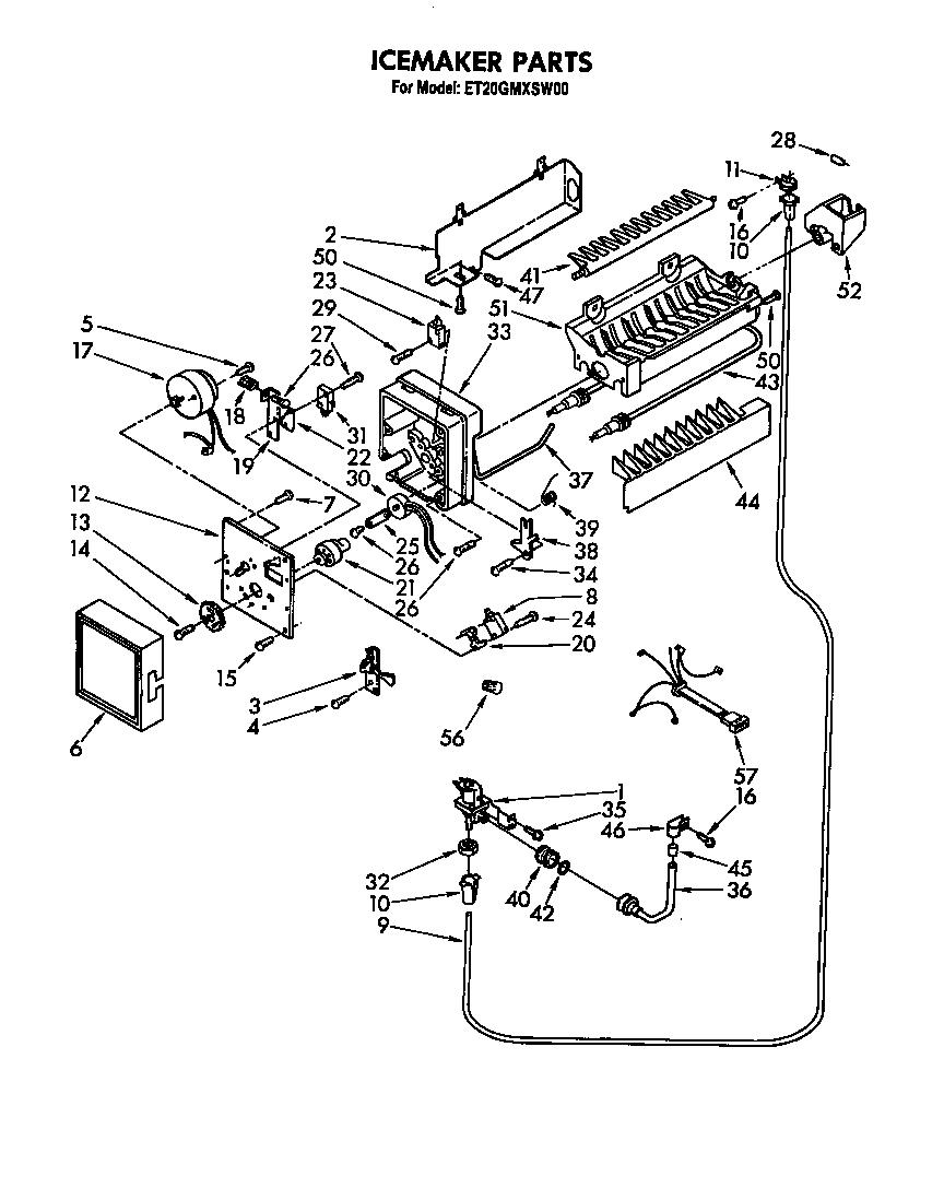 Icemaker parts