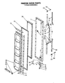Freezer door parts