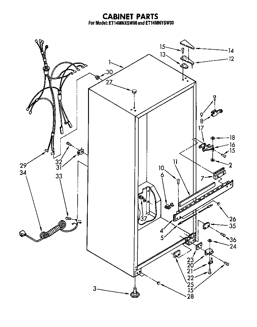 CABINET PARTS