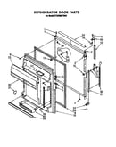 Refrigerator door