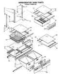 Refrigerator shelf