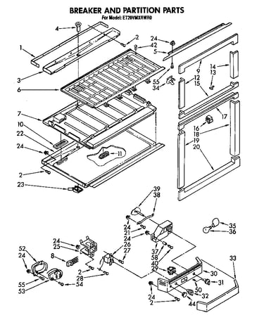 Breaker and partition