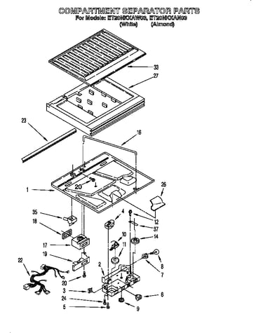 Compartment separator