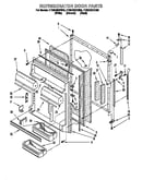 Refrigerator door