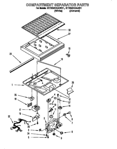 Compartment separator