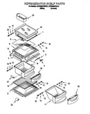 Refrigerator shelf